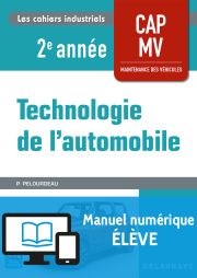 Technologie de l'automobile 2e année CAP MV (2018) - Pochette - Manuel numérique élève