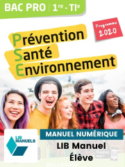 Prévention Santé Environnement (PSE) 1re, Tle Bac Pro (Ed. num. 2021) - Pochette - Manuel numérique élève