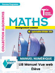 Mathématiques enseignement commun et spécialité Tle STI2D/STL (Ed. num. 2021) - Manuel - Manuel numérique élève