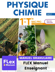 Physique - Chimie 1re, Tle Bac Pro Enseignement Agricole (2024) - Pochette - FLEX manuel numérique granulaire enseignant