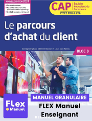 Mon métier, mes compétences Le parcours d’achat CAP EPC 1re et 2e années (2024) - Pochette - FLEX manuel numérique granulaire enseignant