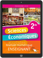 Sciences Économiques et Sociales (SES) 2de (2019) - Pochette - Manuel numérique enseignant